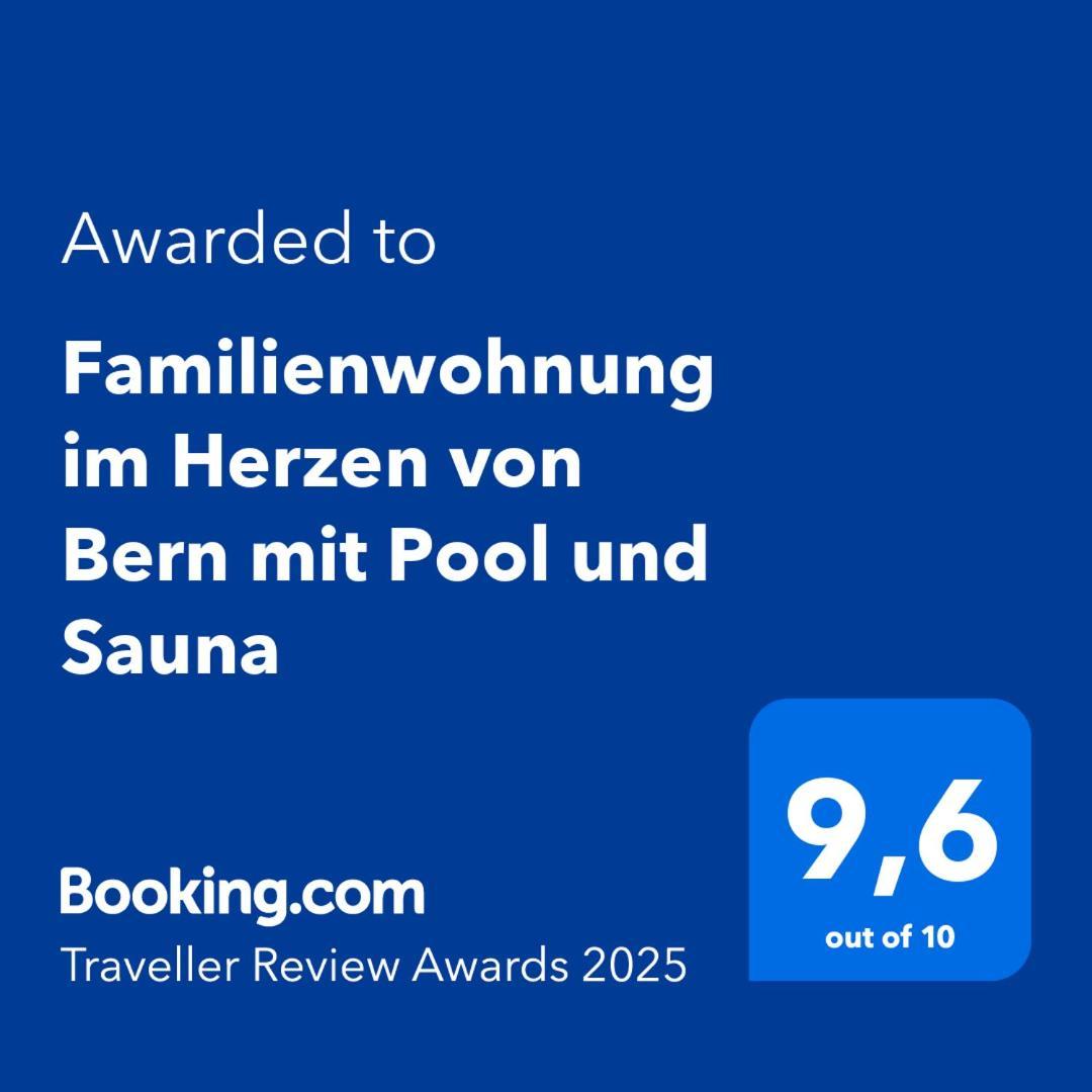 Familienwohnung Im Herzen Von Bern Mit Pool Und Sauna מראה חיצוני תמונה